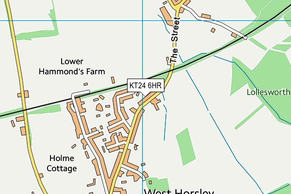 KT24 6HR map - OS VectorMap District (Ordnance Survey) KT24 6HR map - OS VectorMap District (Ordnance Survey)