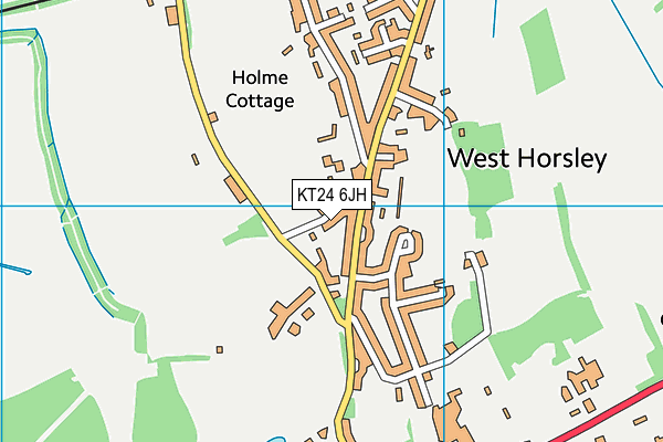 KT24 6JH map - OS VectorMap District (Ordnance Survey) KT24 6JH map - OS VectorMap District (Ordnance Survey)
