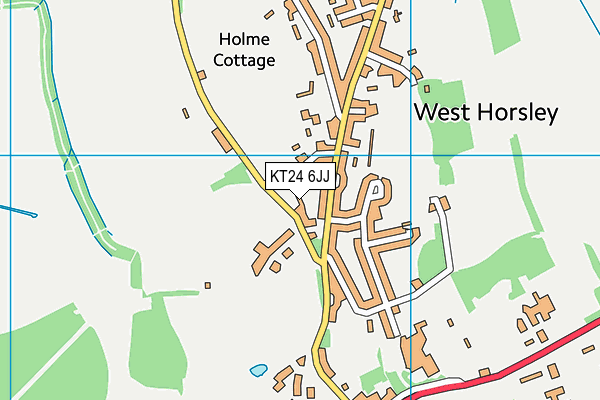 KT24 6JJ map - OS VectorMap District (Ordnance Survey) KT24 6JJ map - OS VectorMap District (Ordnance Survey)