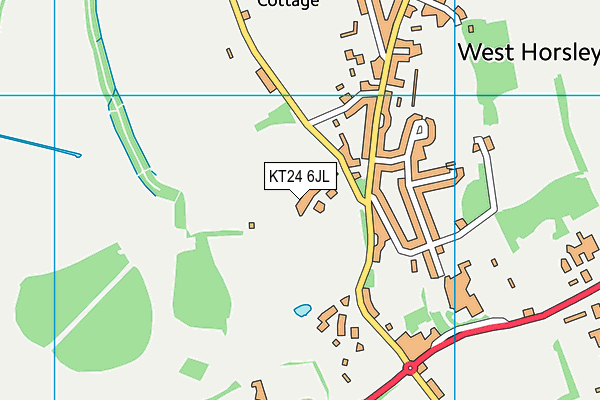 KT24 6JL map - OS VectorMap District (Ordnance Survey) KT24 6JL map - OS VectorMap District (Ordnance Survey)