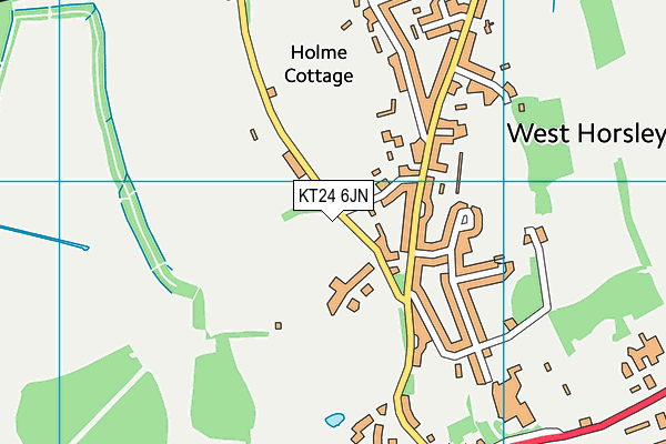 KT24 6JN map - OS VectorMap District (Ordnance Survey) KT24 6JN map - OS VectorMap District (Ordnance Survey)