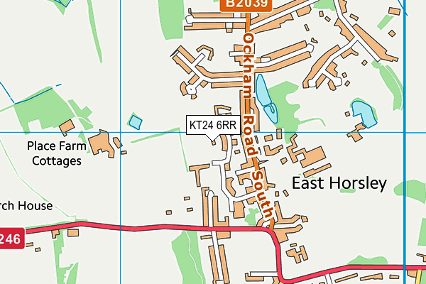 KT24 6RR map - OS VectorMap District (Ordnance Survey) KT24 6RR map - OS VectorMap District (Ordnance Survey)
