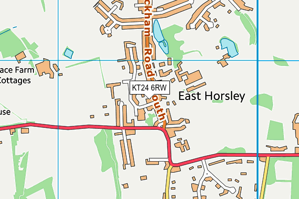 KT24 6RW map - OS VectorMap District (Ordnance Survey) KT24 6RW map - OS VectorMap District (Ordnance Survey)