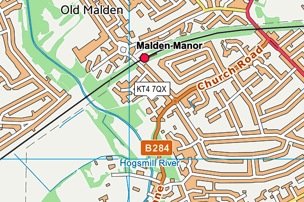 KT4 7QX map - OS VectorMap District (Ordnance Survey) KT4 7QX map - OS VectorMap District (Ordnance Survey)