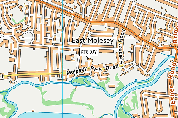 KT8 0JY map - OS VectorMap District (Ordnance Survey) KT8 0JY map - OS VectorMap District (Ordnance Survey)