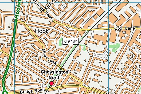 KT9 1BY map - OS VectorMap District (Ordnance Survey) KT9 1BY map - OS VectorMap District (Ordnance Survey)