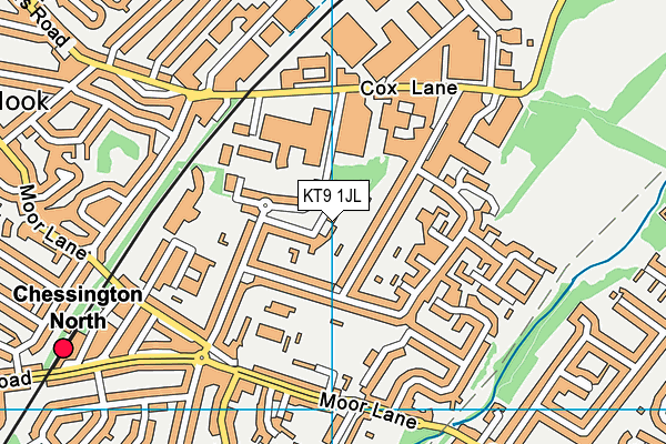 KT9 1JL map - OS VectorMap District (Ordnance Survey) KT9 1JL map - OS VectorMap District (Ordnance Survey)