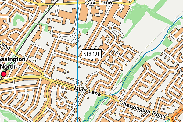 KT9 1JT map - OS VectorMap District (Ordnance Survey) KT9 1JT map - OS VectorMap District (Ordnance Survey)