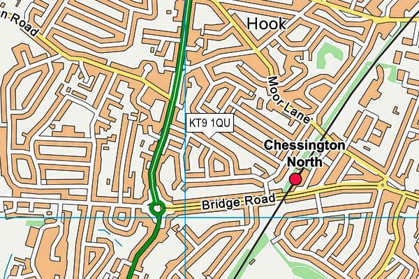 KT9 1QU map - OS VectorMap District (Ordnance Survey) KT9 1QU map - OS VectorMap District (Ordnance Survey)