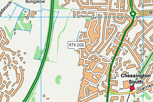 KT9 2GS map - OS VectorMap District (Ordnance Survey) KT9 2GS map - OS VectorMap District (Ordnance Survey)