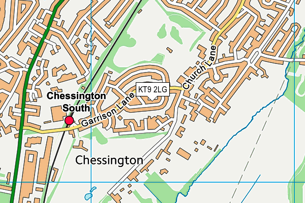 KT9 2LG map - OS VectorMap District (Ordnance Survey) KT9 2LG map - OS VectorMap District (Ordnance Survey)