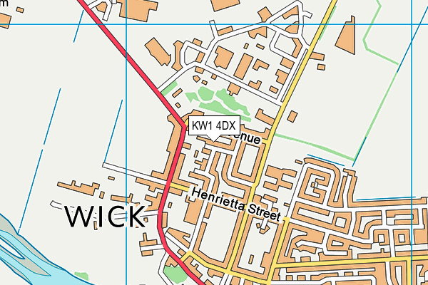 KW1 4DX map - OS VectorMap District (Ordnance Survey) KW1 4DX map - OS VectorMap District (Ordnance Survey)