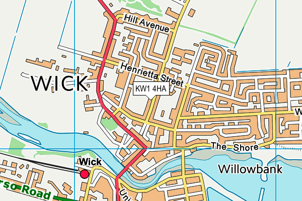KW1 4HA map - OS VectorMap District (Ordnance Survey) KW1 4HA map - OS VectorMap District (Ordnance Survey)