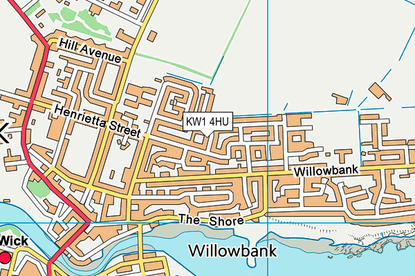 KW1 4HU map - OS VectorMap District (Ordnance Survey) KW1 4HU map - OS VectorMap District (Ordnance Survey)