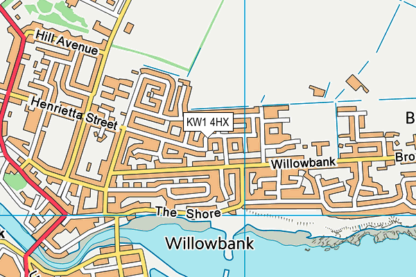 KW1 4HX map - OS VectorMap District (Ordnance Survey) KW1 4HX map - OS VectorMap District (Ordnance Survey)