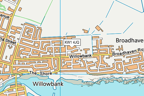 KW1 4JQ map - OS VectorMap District (Ordnance Survey) KW1 4JQ map - OS VectorMap District (Ordnance Survey)