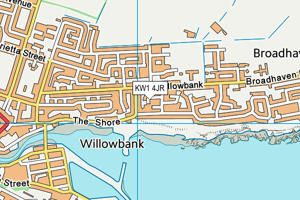KW1 4JR map - OS VectorMap District (Ordnance Survey) KW1 4JR map - OS VectorMap District (Ordnance Survey)