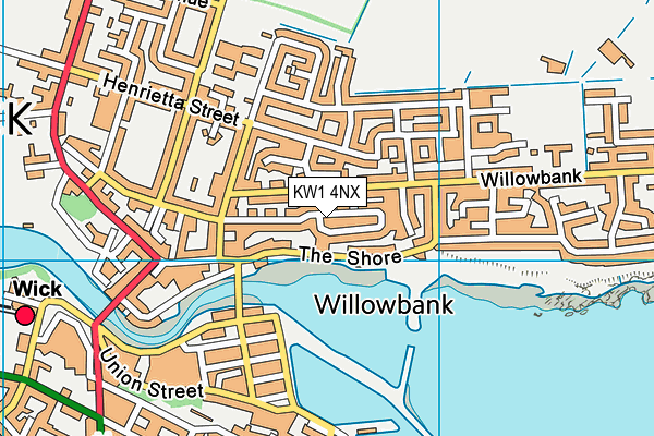 KW1 4NX map - OS VectorMap District (Ordnance Survey) KW1 4NX map - OS VectorMap District (Ordnance Survey)