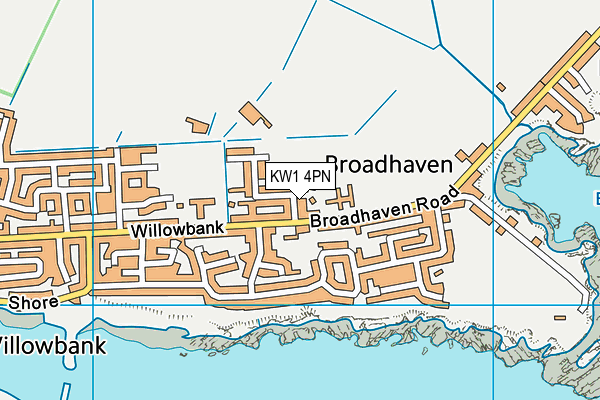 KW1 4PN map - OS VectorMap District (Ordnance Survey) KW1 4PN map - OS VectorMap District (Ordnance Survey)