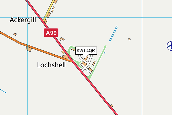 KW1 4QR map - OS VectorMap District (Ordnance Survey) KW1 4QR map - OS VectorMap District (Ordnance Survey)
