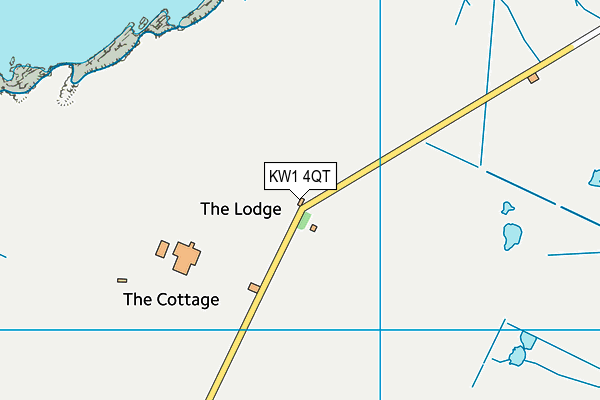 KW1 4QT map - OS VectorMap District (Ordnance Survey)