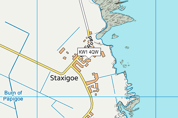 KW1 4QW map - OS VectorMap District (Ordnance Survey) KW1 4QW map - OS VectorMap District (Ordnance Survey)