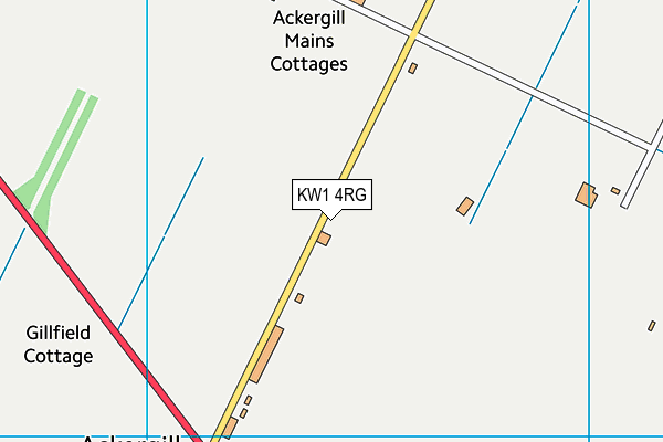 KW1 4RG map - OS VectorMap District (Ordnance Survey) KW1 4RG map - OS VectorMap District (Ordnance Survey)
