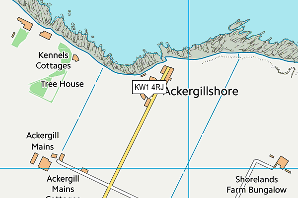 KW1 4RJ map - OS VectorMap District (Ordnance Survey)