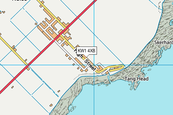 KW1 4XB map - OS VectorMap District (Ordnance Survey) KW1 4XB map - OS VectorMap District (Ordnance Survey)