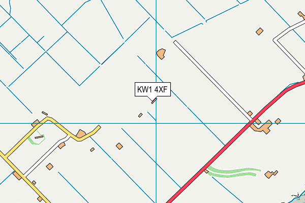 KW1 4XF map - OS VectorMap District (Ordnance Survey) KW1 4XF map - OS VectorMap District (Ordnance Survey)