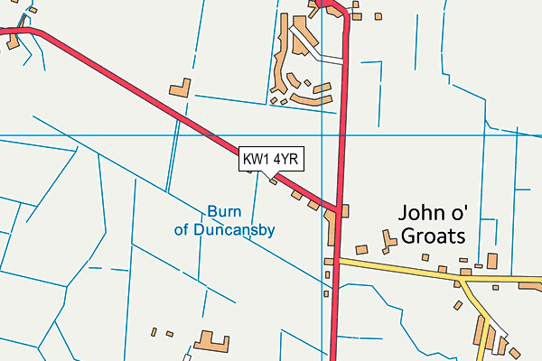 KW1 4YR map - OS VectorMap District (Ordnance Survey)