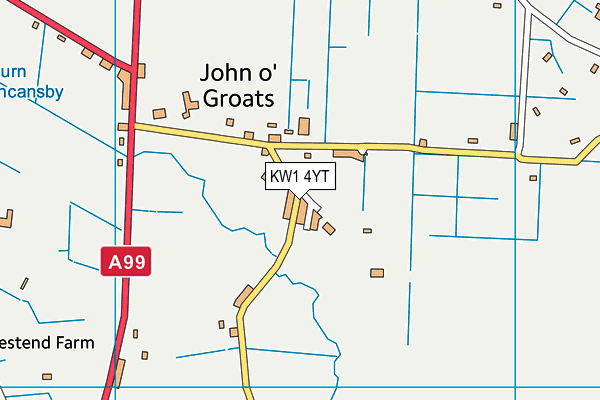 KW1 4YT map - OS VectorMap District (Ordnance Survey) KW1 4YT map - OS VectorMap District (Ordnance Survey)