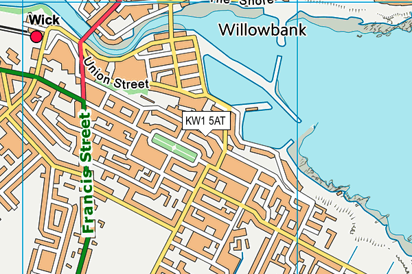 KW1 5AT map - OS VectorMap District (Ordnance Survey) KW1 5AT map - OS VectorMap District (Ordnance Survey)