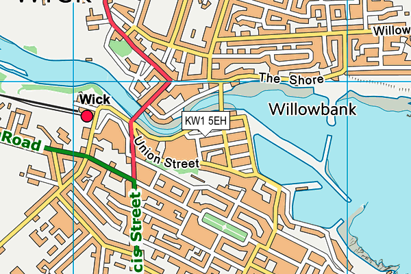 KW1 5EH map - OS VectorMap District (Ordnance Survey) KW1 5EH map - OS VectorMap District (Ordnance Survey)