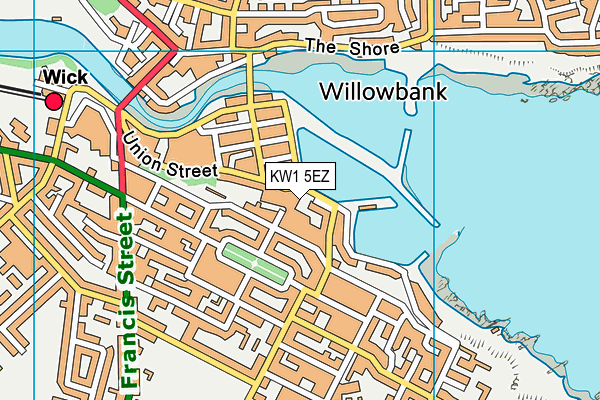 KW1 5EZ map - OS VectorMap District (Ordnance Survey) KW1 5EZ map - OS VectorMap District (Ordnance Survey)