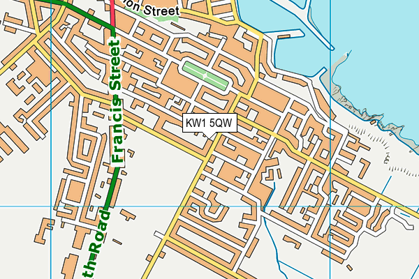 KW1 5QW map - OS VectorMap District (Ordnance Survey)