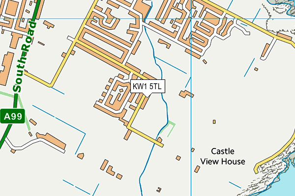 KW1 5TL map - OS VectorMap District (Ordnance Survey) KW1 5TL map - OS VectorMap District (Ordnance Survey)