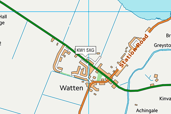 KW1 5XG map - OS VectorMap District (Ordnance Survey) KW1 5XG map - OS VectorMap District (Ordnance Survey)