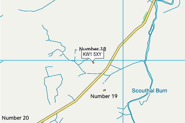 KW1 5XY map - OS VectorMap District (Ordnance Survey) KW1 5XY map - OS VectorMap District (Ordnance Survey)
