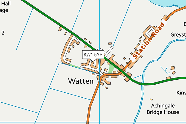 KW1 5YP map - OS VectorMap District (Ordnance Survey) KW1 5YP map - OS VectorMap District (Ordnance Survey)