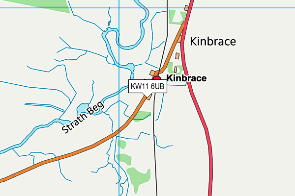 KW11 6UB map - OS VectorMap District (Ordnance Survey) KW11 6UB map - OS VectorMap District (Ordnance Survey)