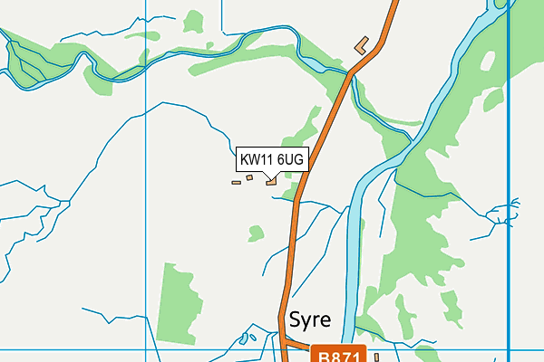 KW11 6UG map - OS VectorMap District (Ordnance Survey) KW11 6UG map - OS VectorMap District (Ordnance Survey)