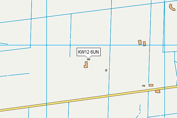 KW12 6UN map - OS VectorMap District (Ordnance Survey) KW12 6UN map - OS VectorMap District (Ordnance Survey)