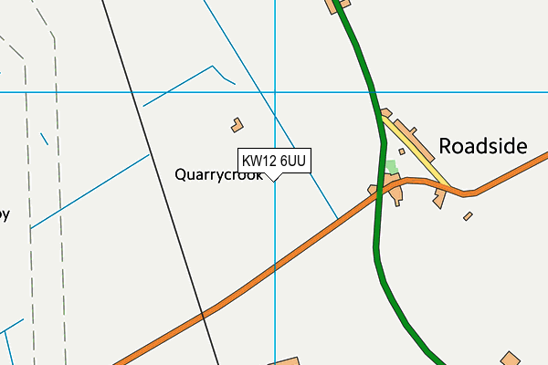 KW12 6UU map - OS VectorMap District (Ordnance Survey) KW12 6UU map - OS VectorMap District (Ordnance Survey)