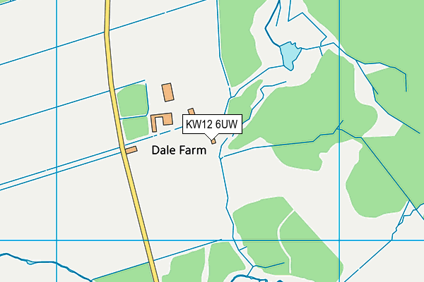 KW12 6UW map - OS VectorMap District (Ordnance Survey) KW12 6UW map - OS VectorMap District (Ordnance Survey)