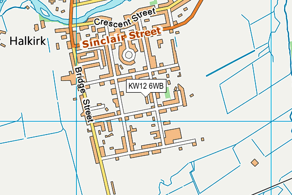 KW12 6WB map - OS VectorMap District (Ordnance Survey) KW12 6WB map - OS VectorMap District (Ordnance Survey)