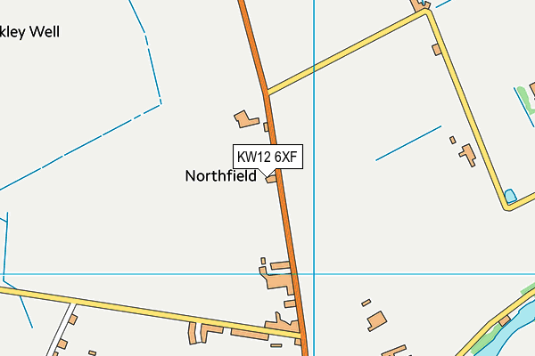 KW12 6XF map - OS VectorMap District (Ordnance Survey) KW12 6XF map - OS VectorMap District (Ordnance Survey)