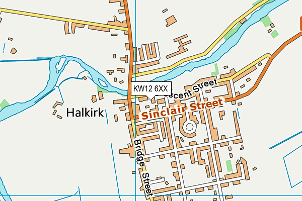 KW12 6XX map - OS VectorMap District (Ordnance Survey)