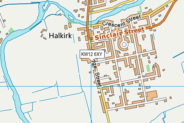 KW12 6XY map - OS VectorMap District (Ordnance Survey) KW12 6XY map - OS VectorMap District (Ordnance Survey)