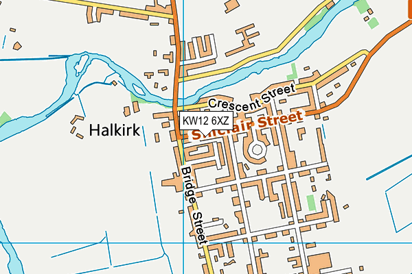 KW12 6XZ map - OS VectorMap District (Ordnance Survey) KW12 6XZ map - OS VectorMap District (Ordnance Survey)